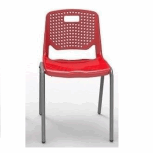 Student chair or training center chair with metal legs