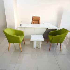 Executive Office Desk 180×80 cm with Side Unit